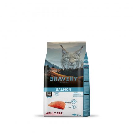BRAVERY SALMON ADULT CAT 2 KG