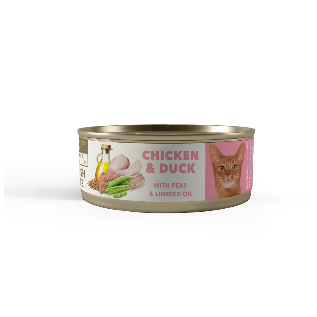 5GA80006 (1) AMITY CHICKEN AND DUCK ADULT CAT WET FOOD 80 GR - Imagen 1