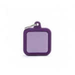 MY FAMILY ALUMINIUM PURPLE SQUARE WITH PURPLE RUBBER