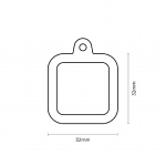 MY FAMILY ALUMINIUM RED BONE WITH RED RUBBER - Imagen 2