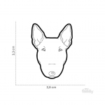 MY FAMILY WHITE AND BROWN BULL TERRIER - Imagen 2