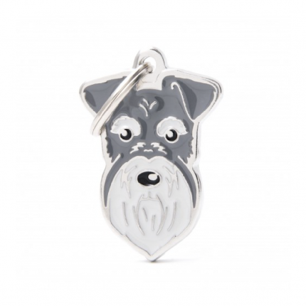 MY FAMILY PEPPER-AND-SALT SCHNAUZER