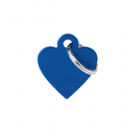 MY FAMILY SMALL HEART ALUMINUM BLUE