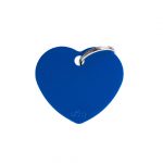 MY FAMILY BIG HEART ALUMINUM BLUE