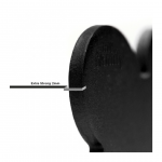 MY FAMILY SMALL BONE ALUMINUM BLACK - Imagen 2