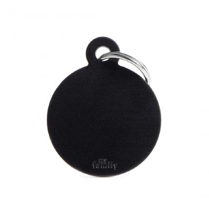 MY FAMILY BIG ROUND ALUMINUM BLACK