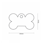 MY FAMILY SMALL BONE ALUMINUM LIGHT BLUE - Imagen 2