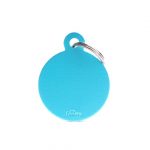 MY FAMILY BIG ROUND ALUMINUM LIGHT BLUE