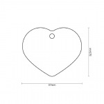 MY FAMILY BIG HEART ALUMINUM BLACK - Imagen 2