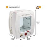 FP PUERTA P/MASCOTAS, SWING MICROCHIP, 22.5x16.2x25.2, BLANC - Imagen 2
