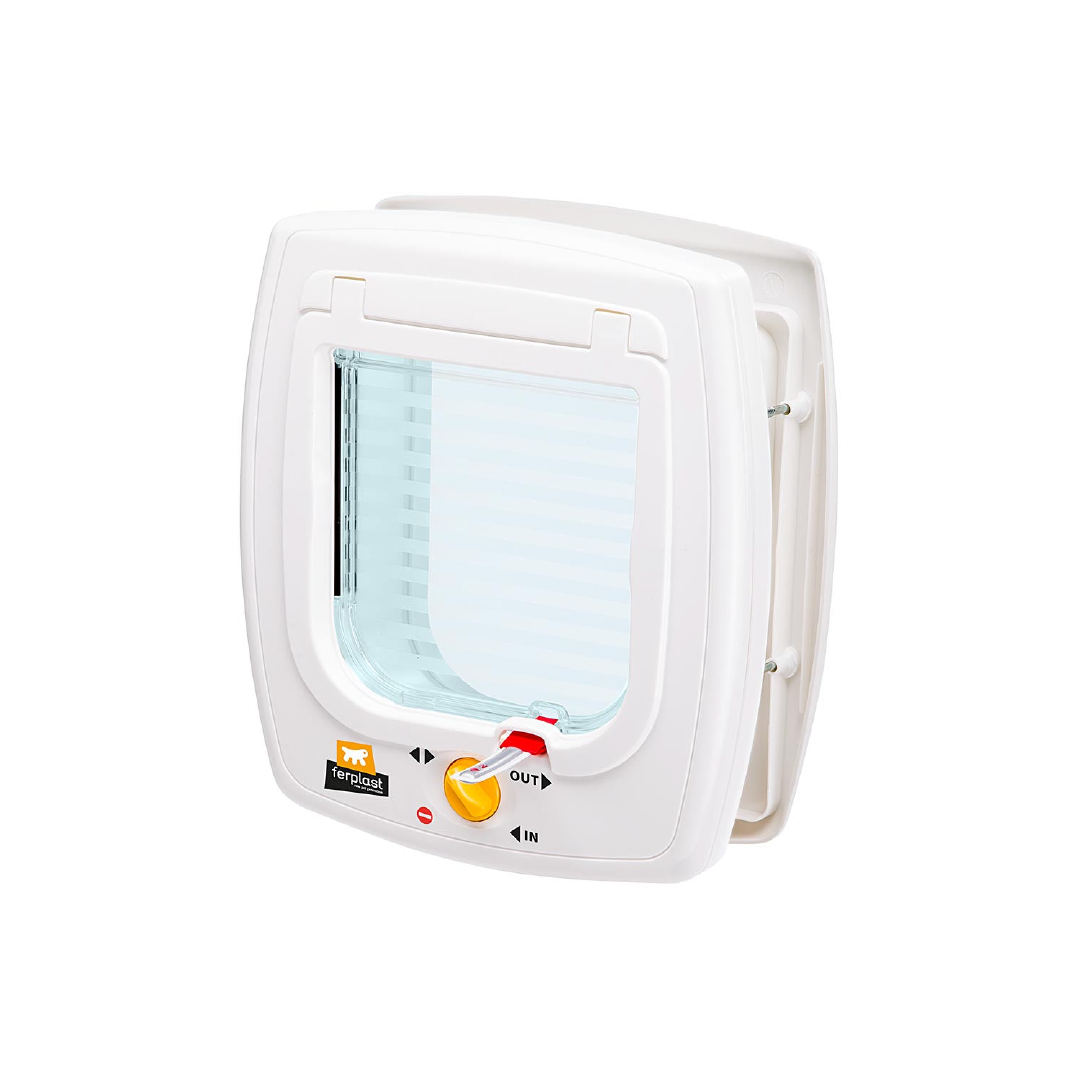 72103011 (1) FP PUERTA P/MASCOTAS, SWING 5 TUNNEL, 22.5x9.6x25.2h, BLANCO - Imagen 1