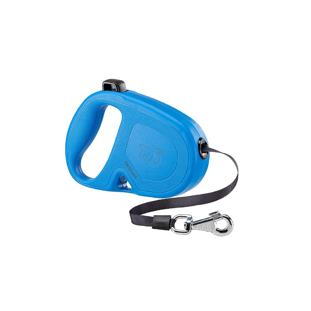 75092225 (1) FP FLIPPY ONE, CORREA RETRACTIL EN CINTA, 4 mt, S, AZUL - Imagen 1