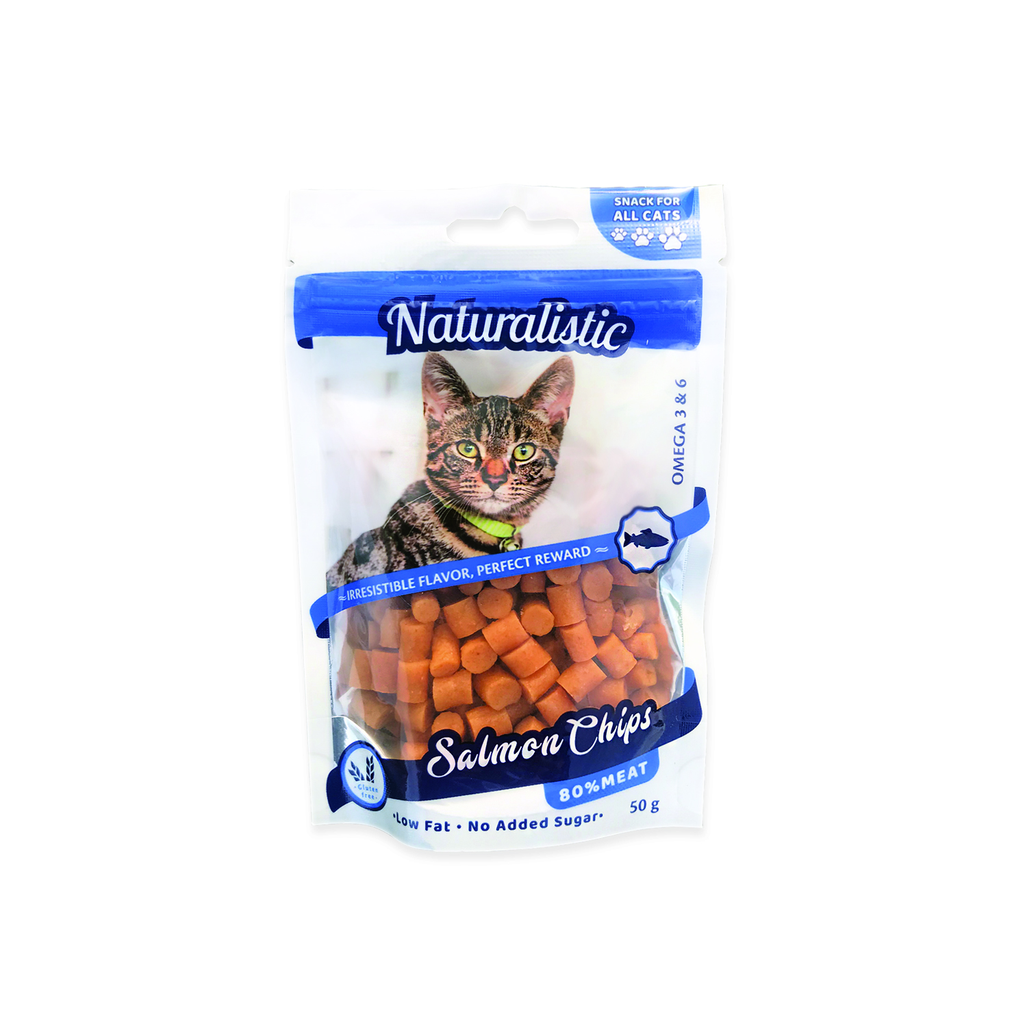 C2067 SALMON CHIPS FOR CATS, 50 GRS - Imagen 1