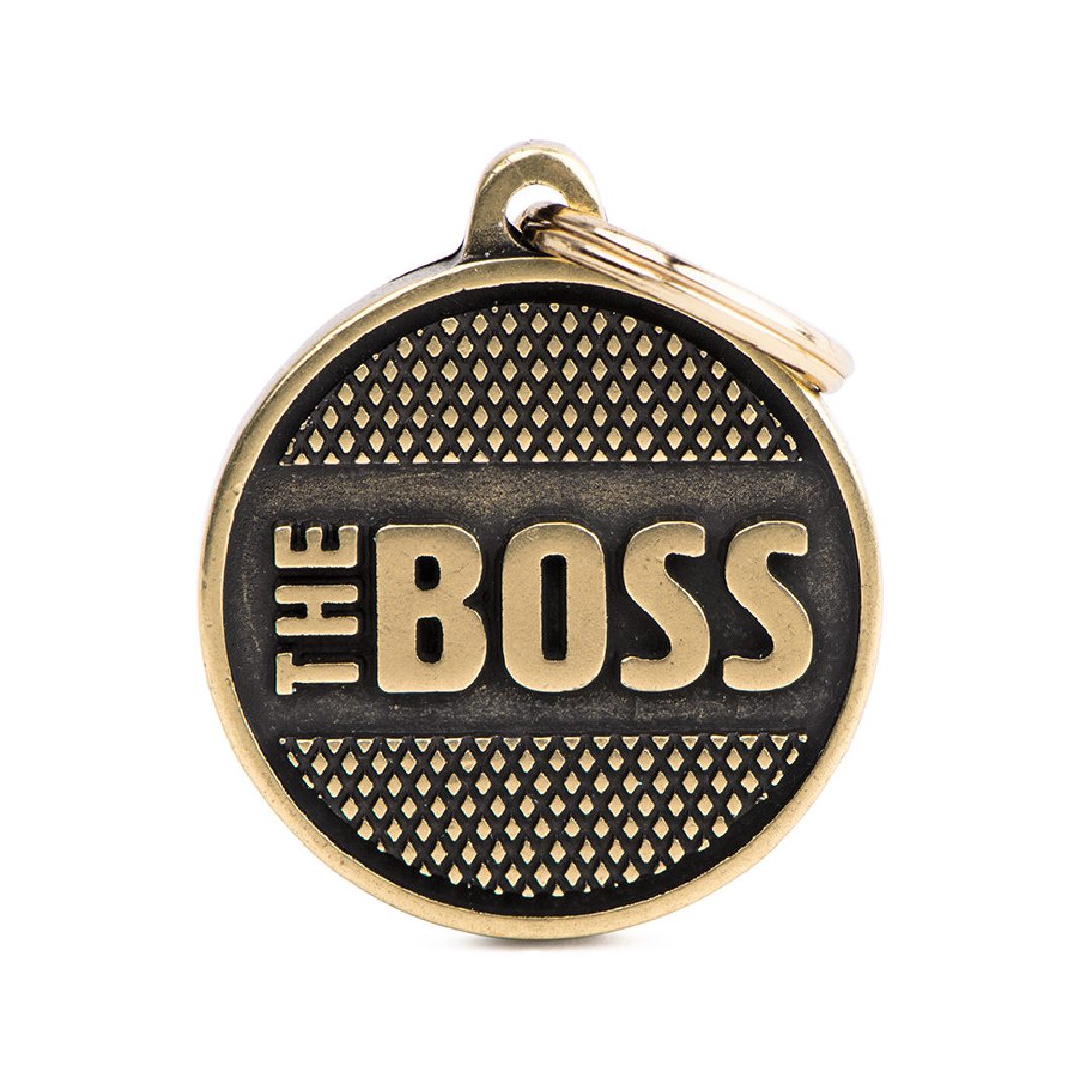 CE01CROLE (1) MY FAMILY BIG ROUND BRONX RHOMBUS ENGLISH BRASS - Imagen 1