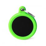 MY FAMILY BLACK CIRCLE ALU GREEN RUBBER