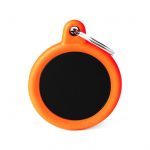 MY FAMILY BLACK CIRCLE ALU ORANGE RUBBER