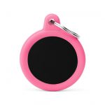 MY FAMILY BLACK CIRCLE ALU PINK RUBBER