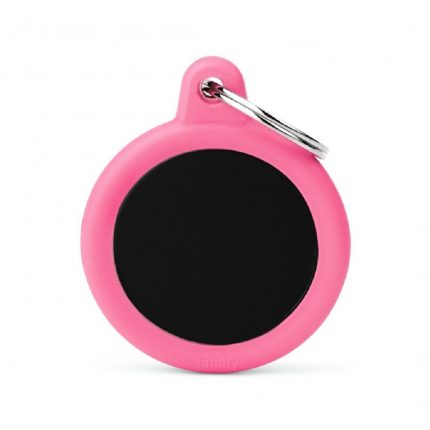 MY FAMILY BLACK CIRCLE ALU PINK RUBBER