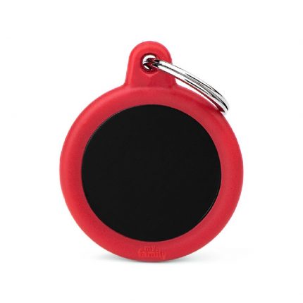 MY FAMILY BLACK CIRCLE ALU RED RUBBER