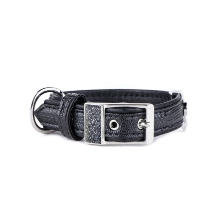 MF COLLAR SAINT TROPEZ, NEGRO, 28/35-1,6 cm / SM
