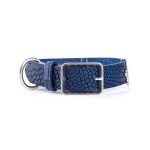 MF COLLAR TUCSON, CUERO AZUL, 44/60-3,4 cm / XL