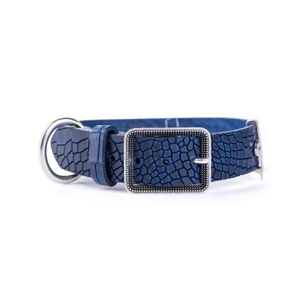 MF COLLAR TUCSON, CUERO AZUL, 37/50-2,8 cm / LG