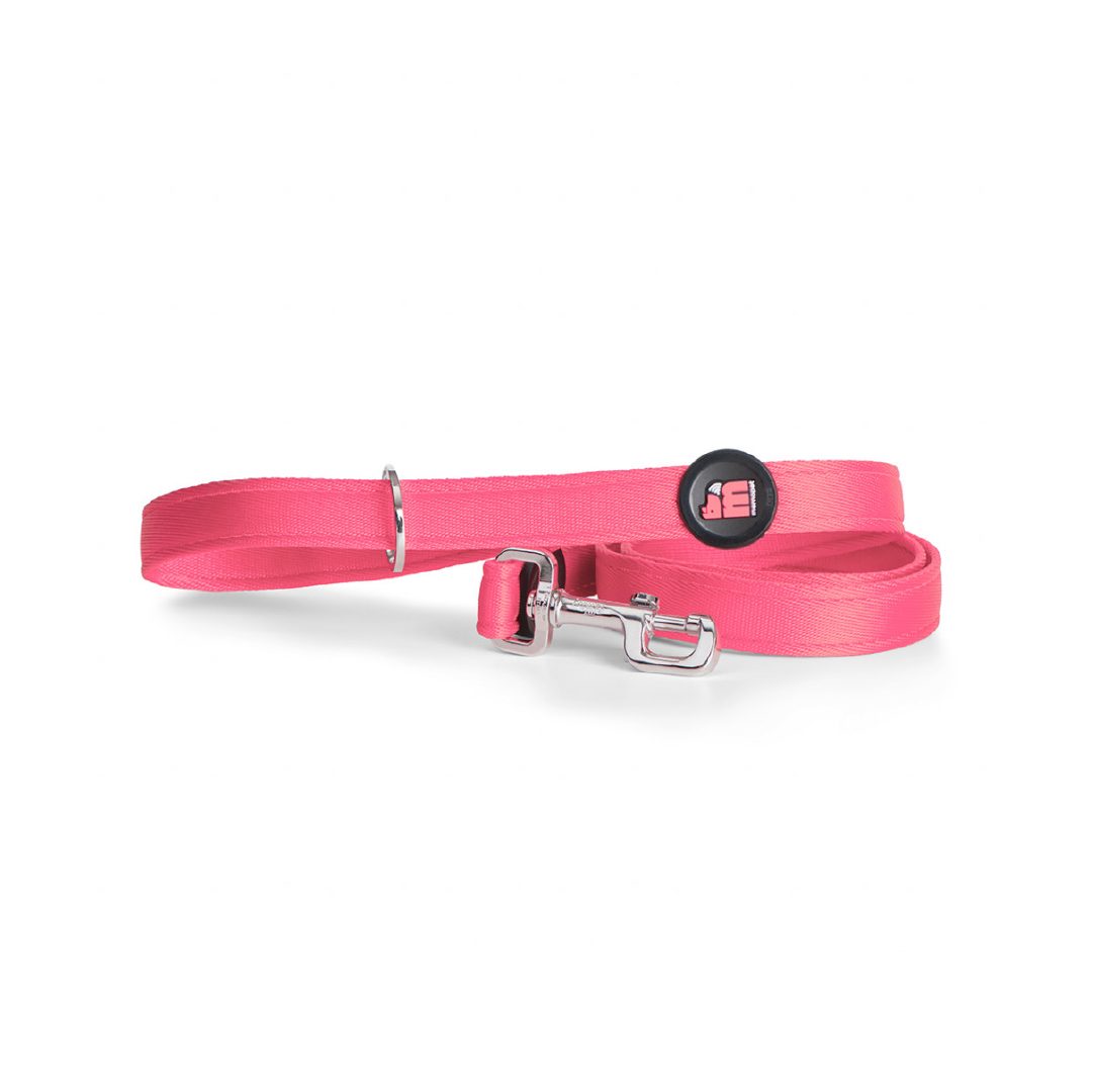 MF7523 (1) MF MEMOPET CORREA NYLON ROSADO, LG - Imagen 1