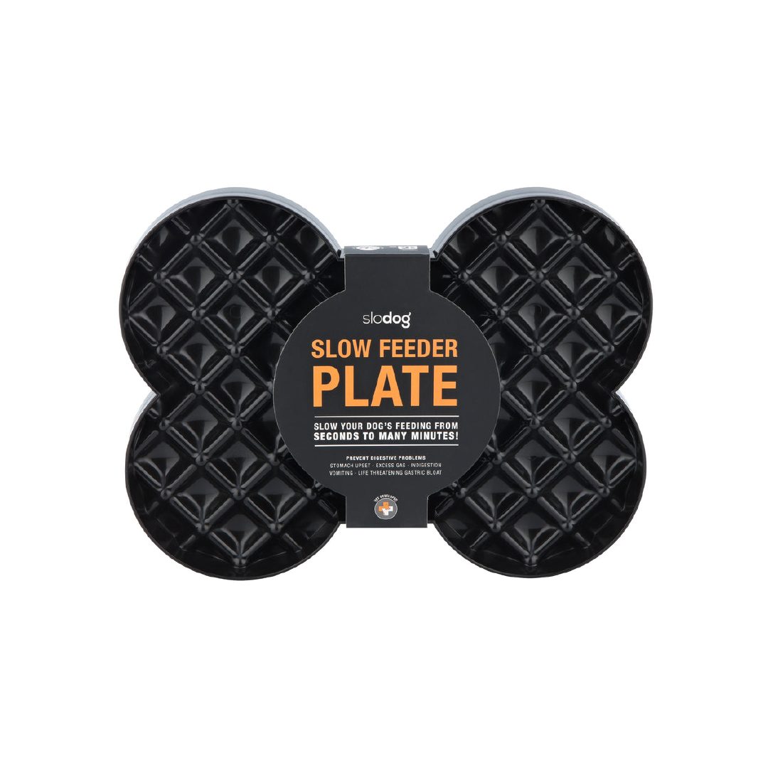 SD6009BK (1) LM SLODOG SLOW FEEDER PLATE, BLACK - Imagen 1