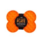 LM SLODOG SLOW FEEDER PLATE, ORANGE
