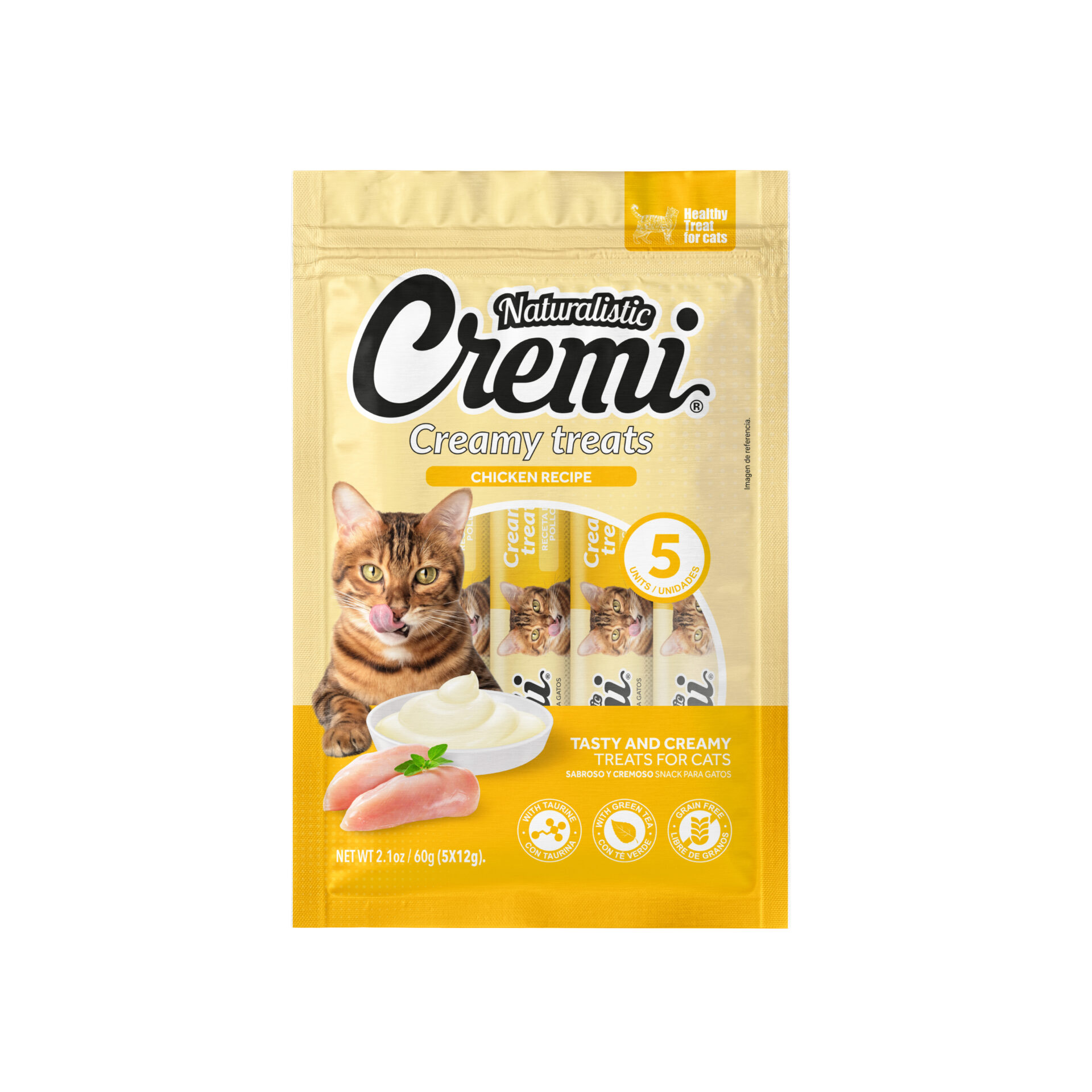 C2470 (1) NT CREMI CHICKEN RECIPE, 5 SACHET - Imagen 1