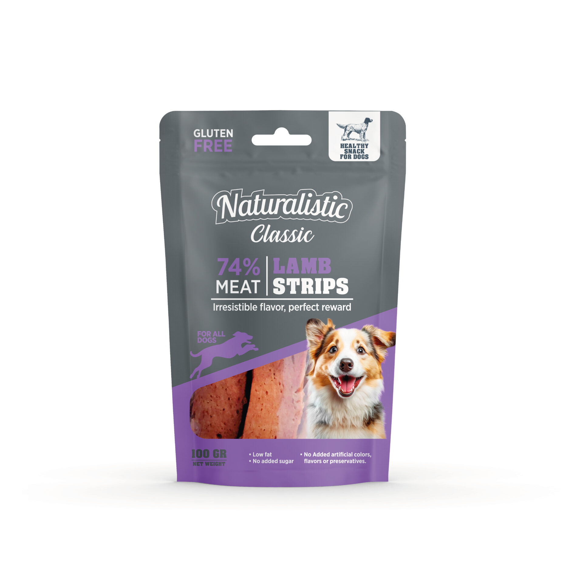 naturalistic nuevo empaque-03 NT CLASSIC LAMB STRIPS, 100 GRS - Imagen 1