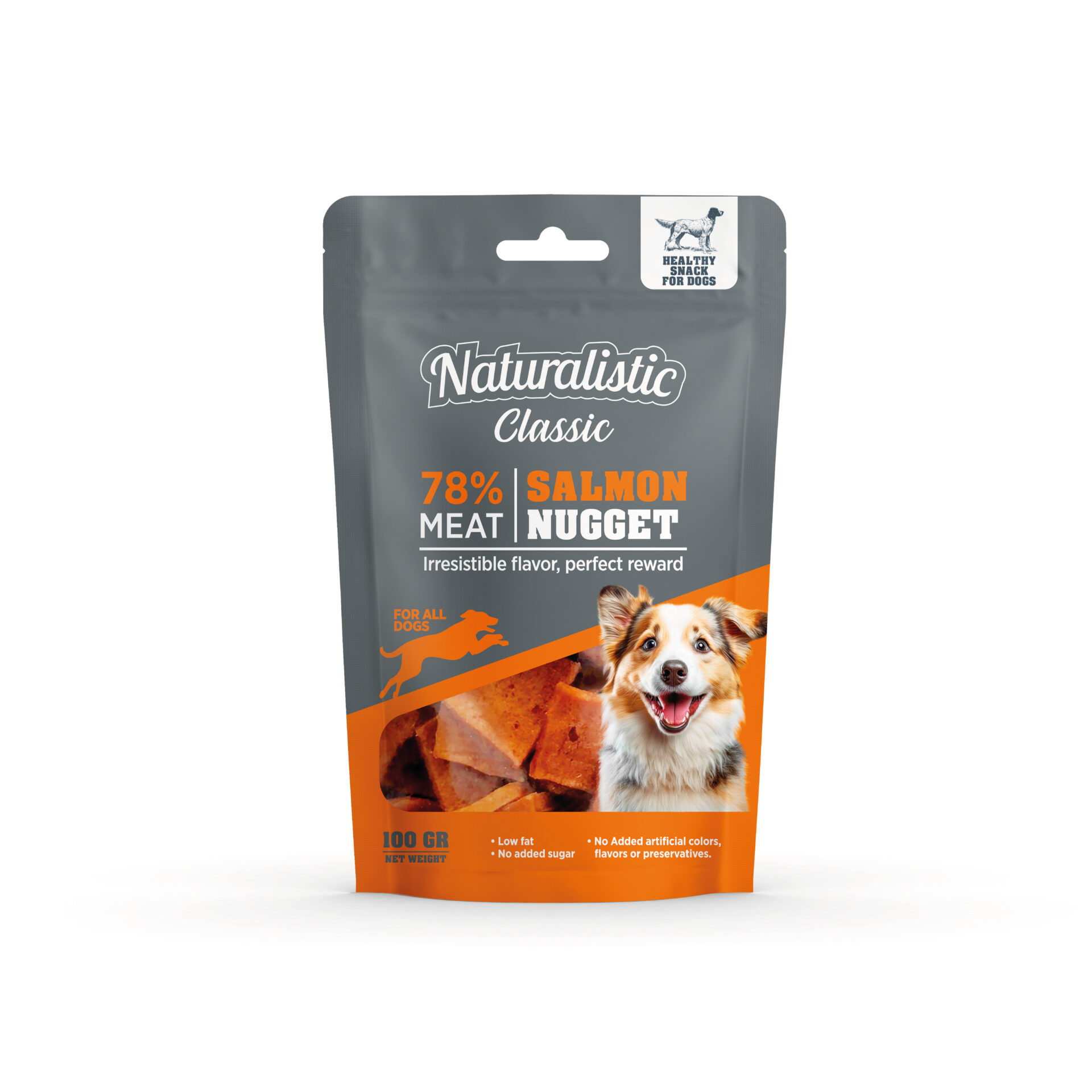 naturalistic nuevo empaque_Mesa de trabajo 1 copia NT CLASSIC SALMON NUGGETS, 100 GRS - Imagen 1