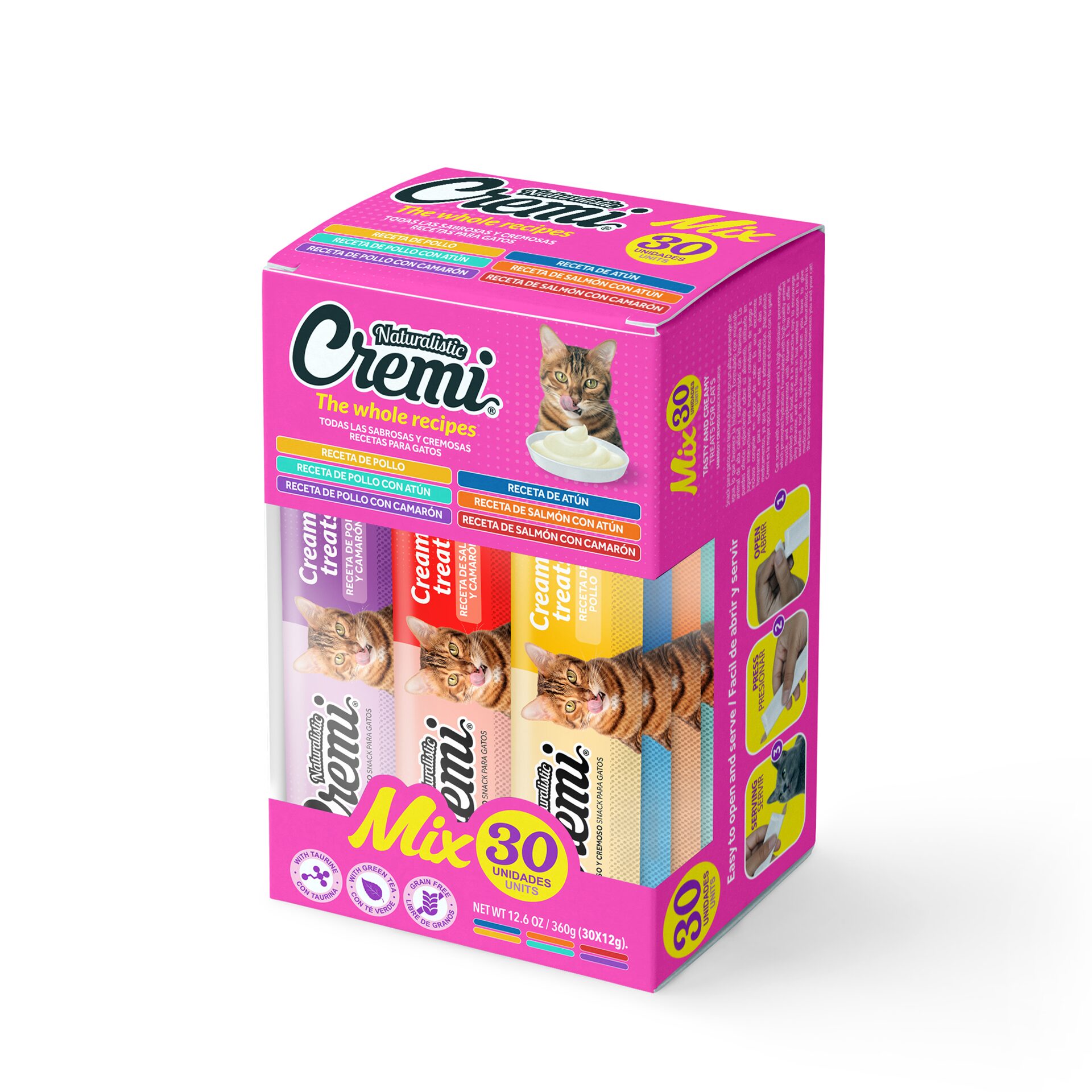 cremi_pack30_todos NT CREMI BOX THE WHOLE RECIPES MIX, 30 SACHET - Imagen 1