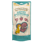 MEOWEE! - SNACK LÍQUIDO CUCHAREABLE - TRIPLE PROTEÍNA DE SALMÓN, ATÚN Y CAMARÓN