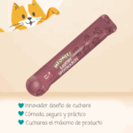 MEOWEE! - SNACK LÍQUIDO CUCHAREABLE - TRIPLE PROTEÍNA DE SALMÓN, ATÚN Y CAMARÓN - Imagen 3