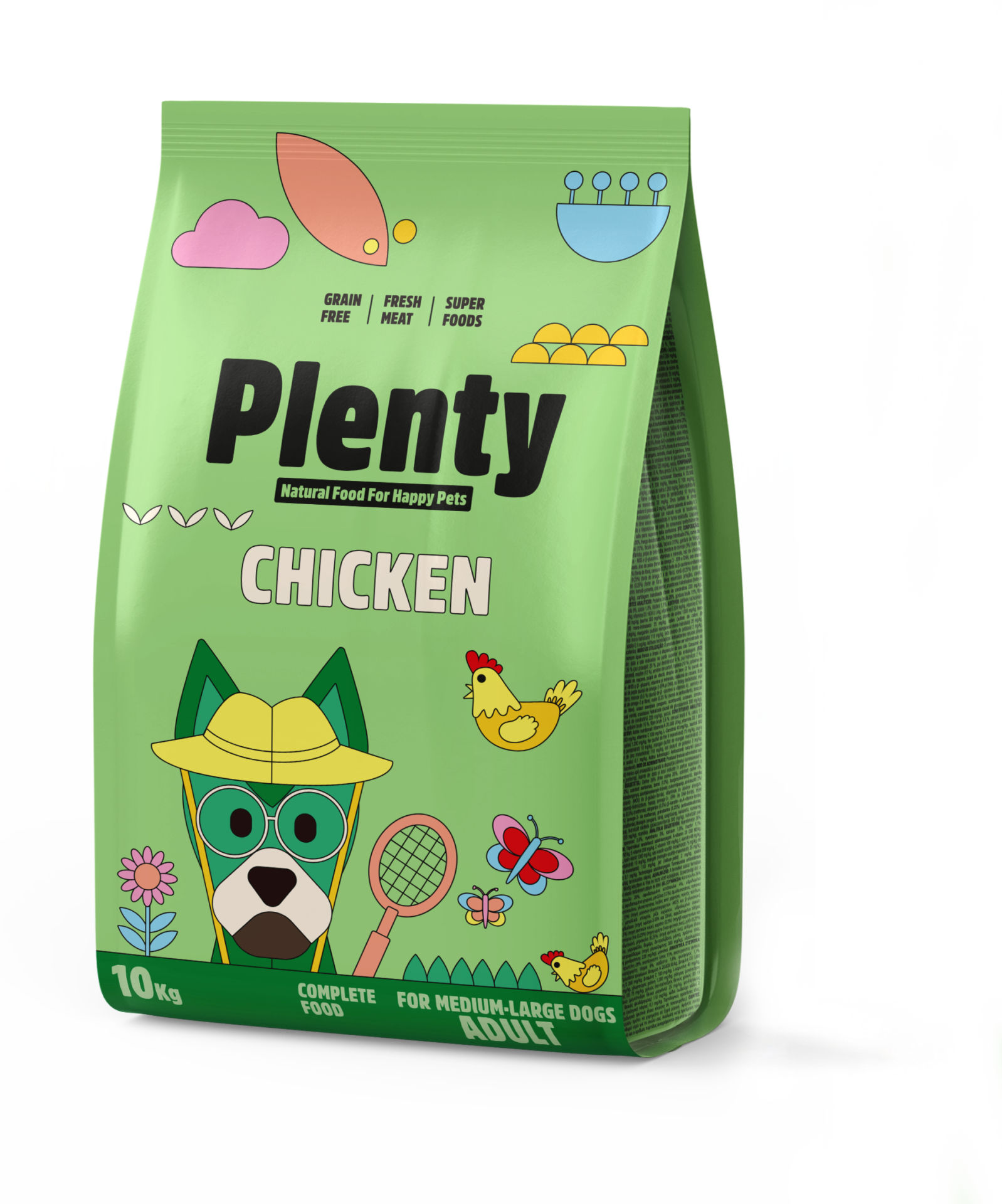 Plenty_10kg_chicken_Dog PLENTY ADULT DOG CHICKEN, 10 KG - Imagen 1