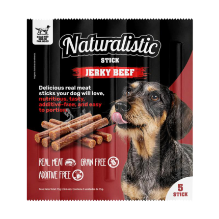 NT STICK JERKY BEEF, 5 UN - 75 GR